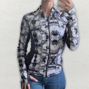 Forever 21 Zip Up Stretchy Workout Jacket